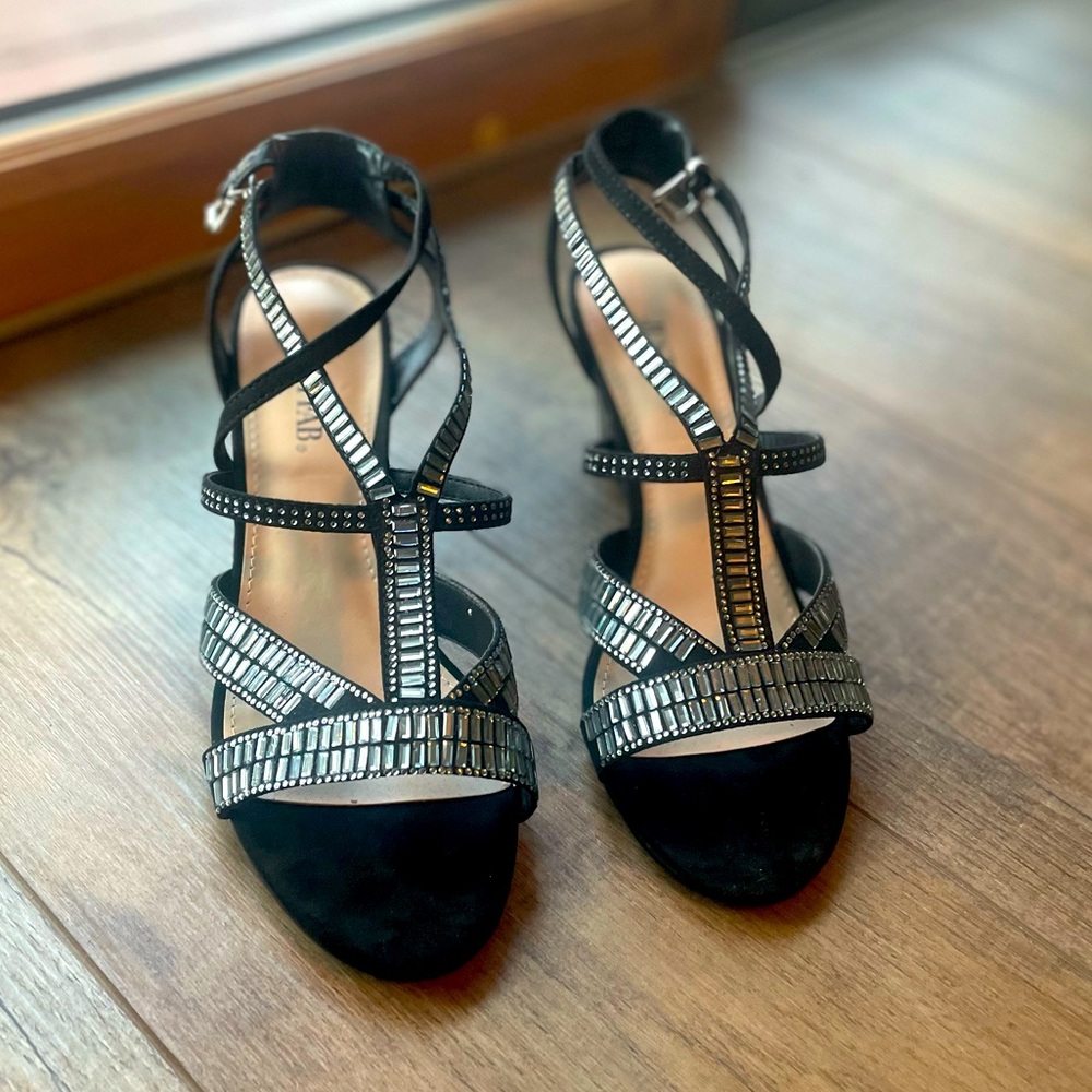 Just Fab Black Sandals